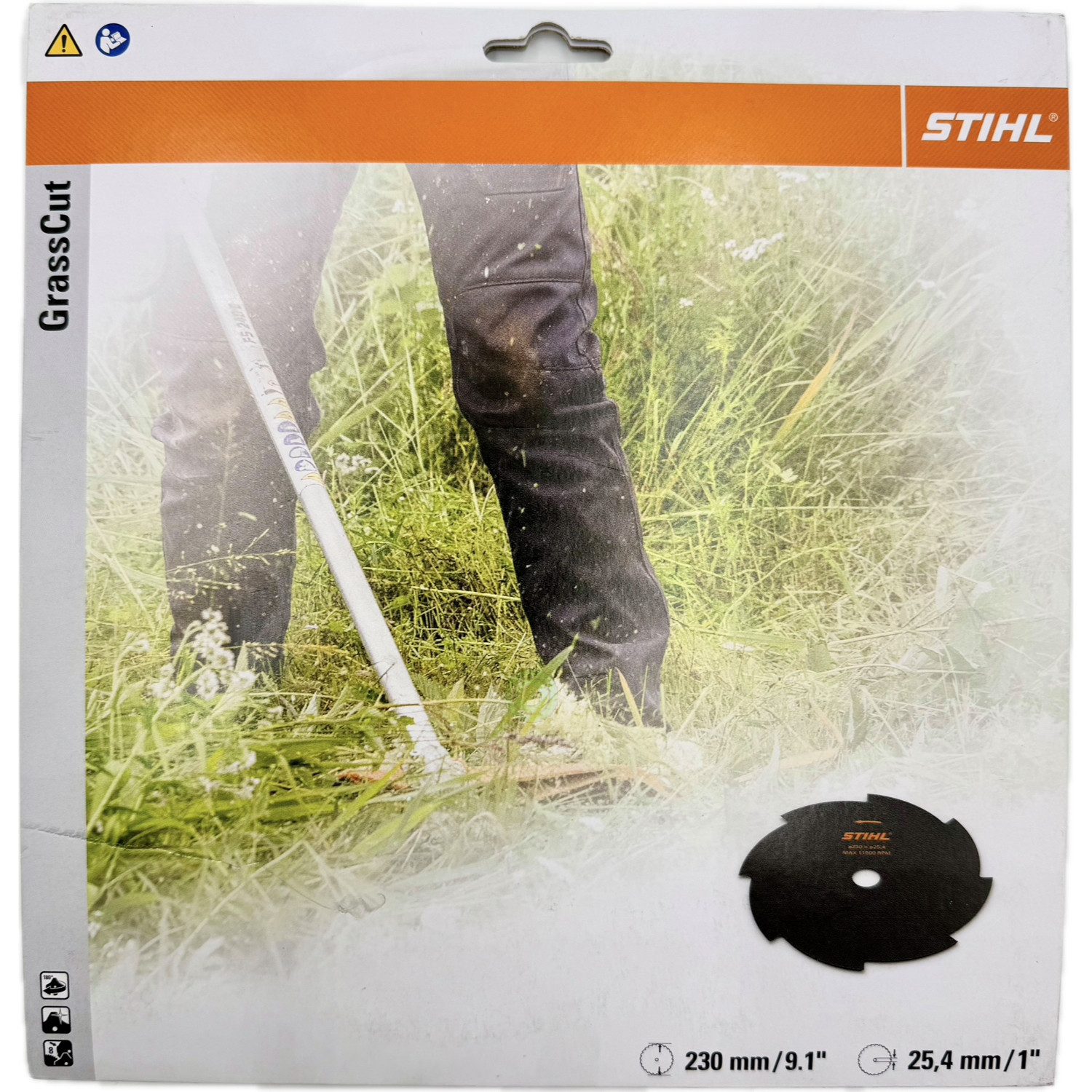 STIHL Fadenspule STIHL Grasschneideblatt 230mm GrassCut 40017133803, (1s Schneideblatt)