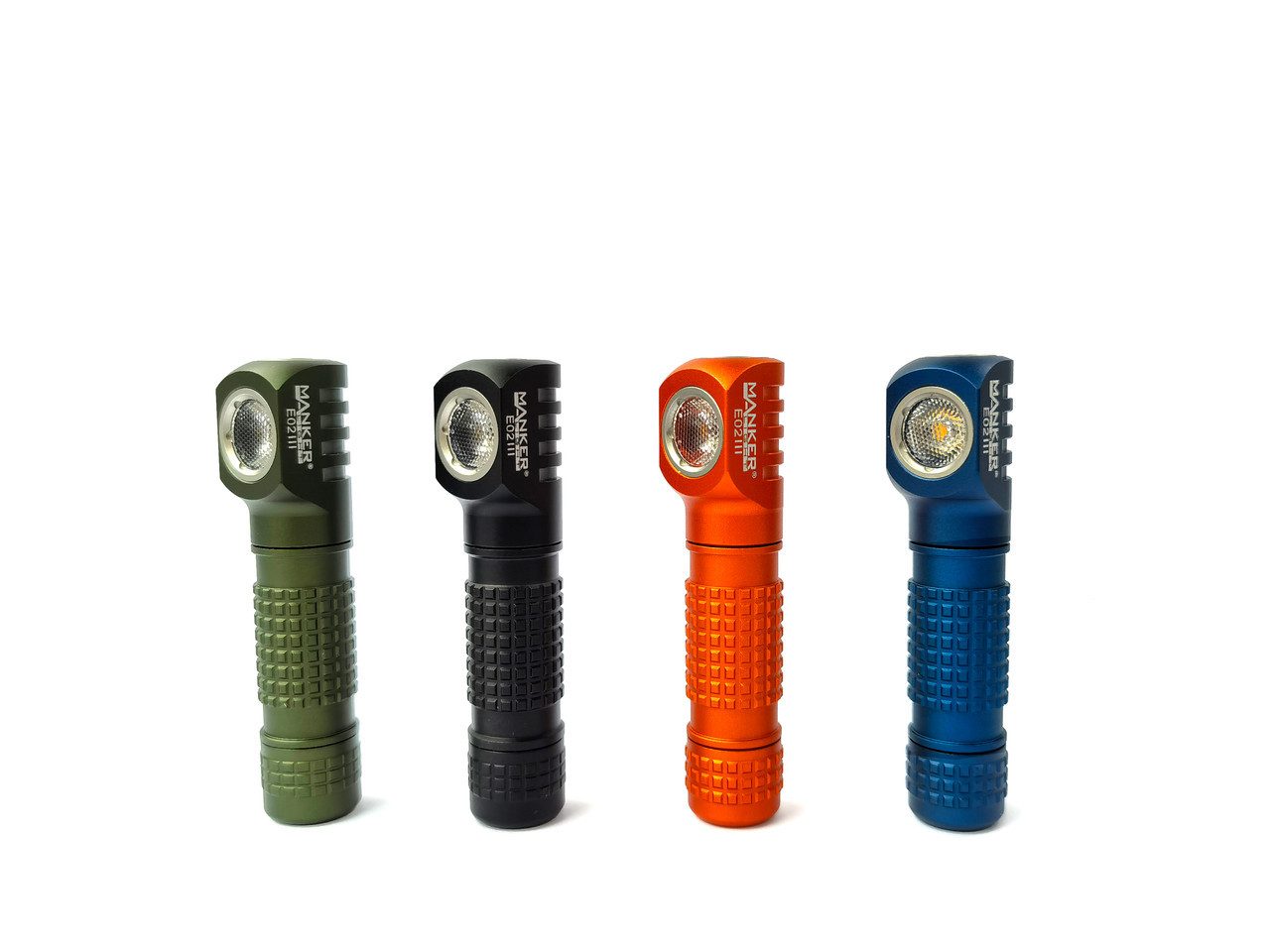 Manker LED Stirnlampe E02 III CW 10440 / AAA-Stirnlampe 560 Lumen Winkellampe mit Akku (1-St)