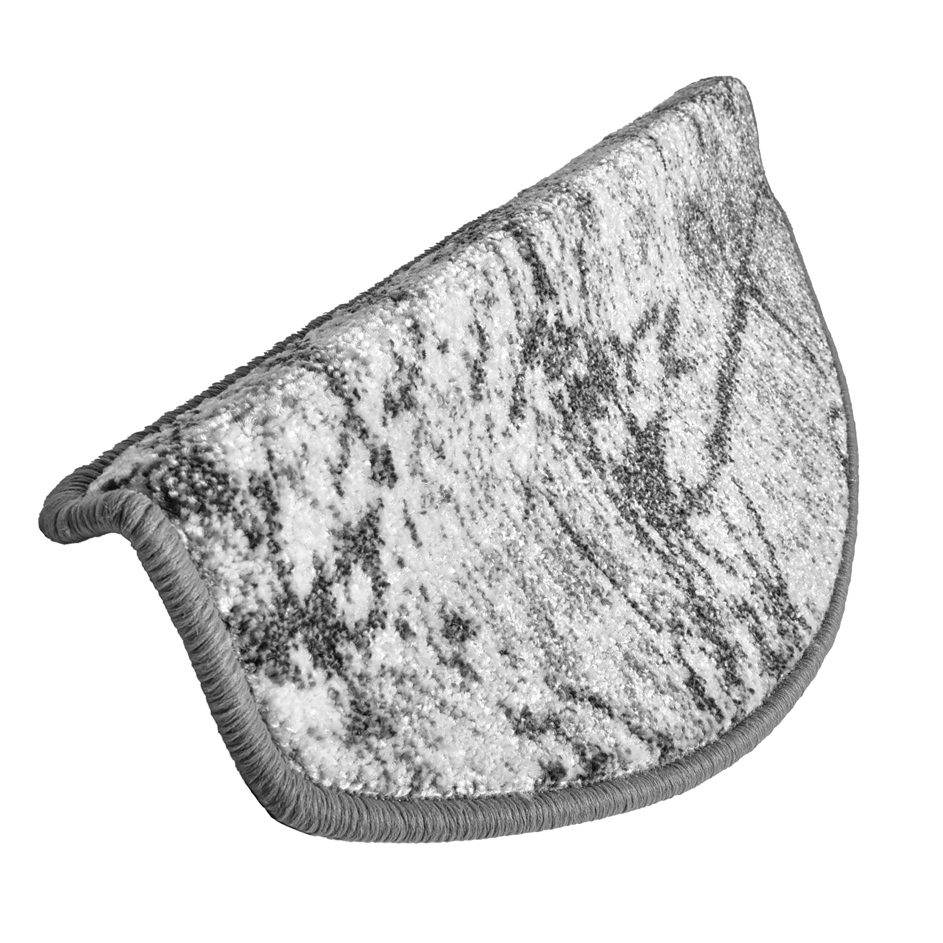 oKu-Tex Stufenmatte SOFT Marmor Design, 15-teilig, selbstklebend, Halbrund, günstig online kaufen