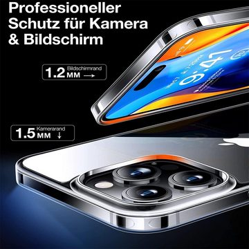 CoolGadget Handyhülle Transparent Ultra Slim Case für Apple iPhone 15 Pro 6,1 Zoll, Silikon Hülle Dünne Schutzhülle für iPhone 15 Pro Hülle