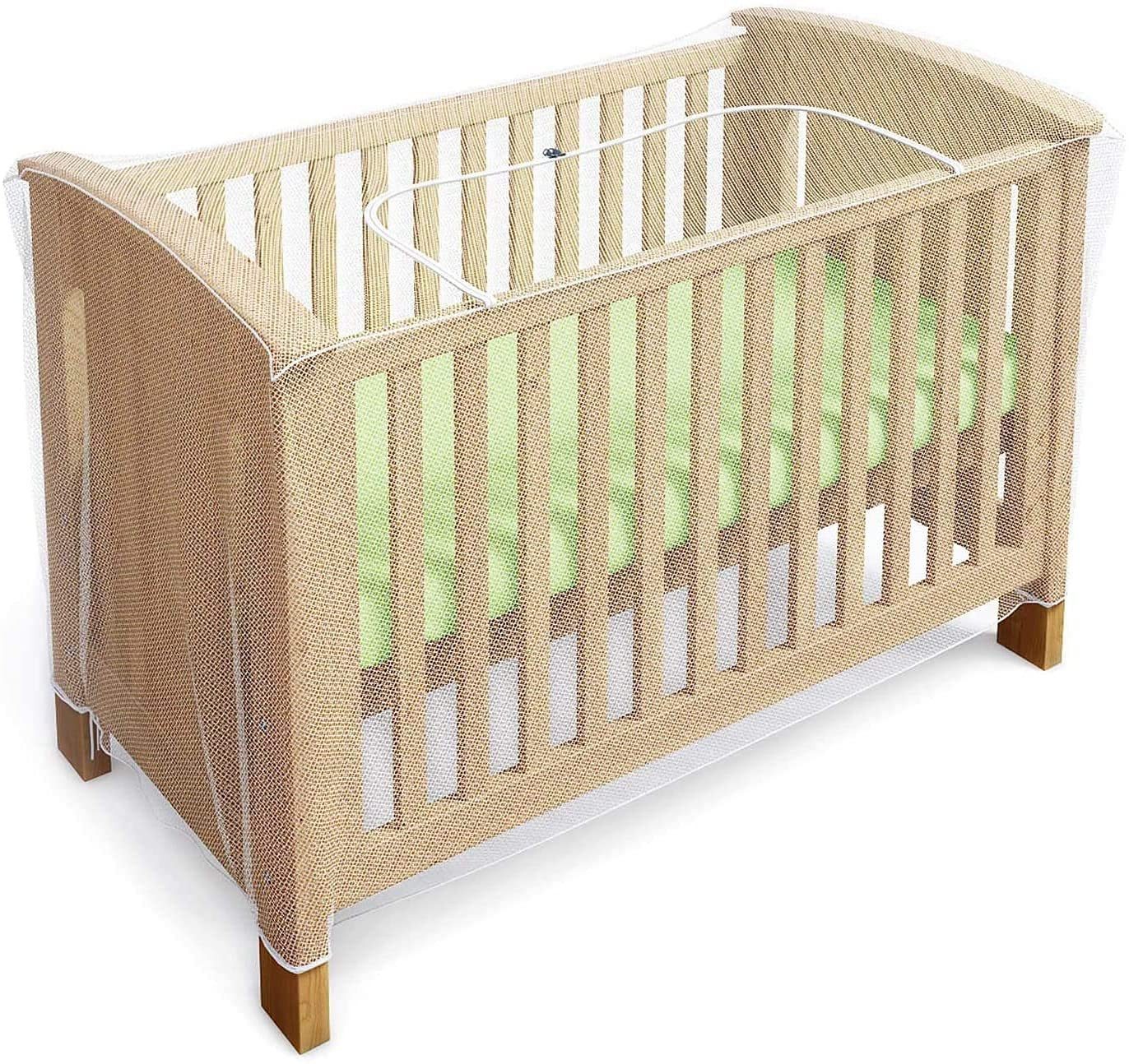 Moskitonetz Moskitonetz mit praktischem Reißverschluss für das Babybett
