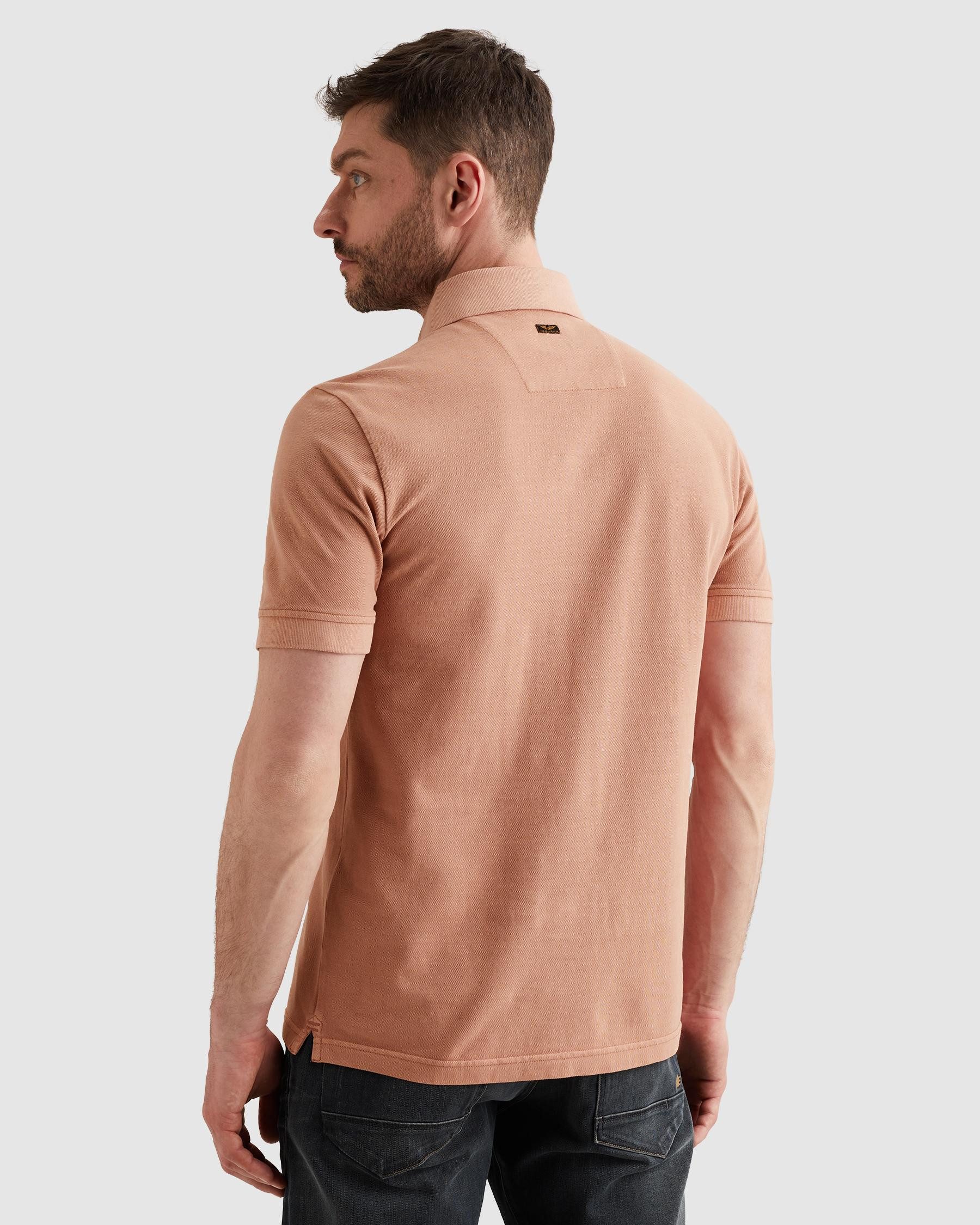 PME LEGEND Poloshirt Short sleeve polo pique garment dyed mit Logo Stickerei