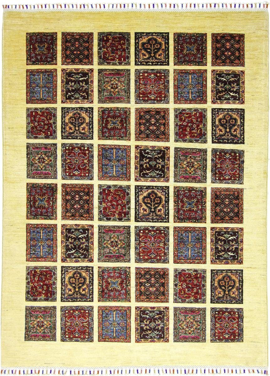 Orientteppich Arijana Bakhtiari 147x198 Handgeknüpfter Orientteppich, Nain Trading, rechteckig, Höhe: 5 mm