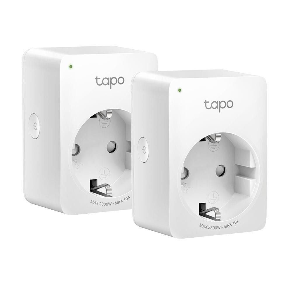 tp-link Tapo P100 2er Set Smart-Home-Zubehör, Mini Smart WLAN-Steckdose Fernzugriff kein Hub notwendig von TP-Link