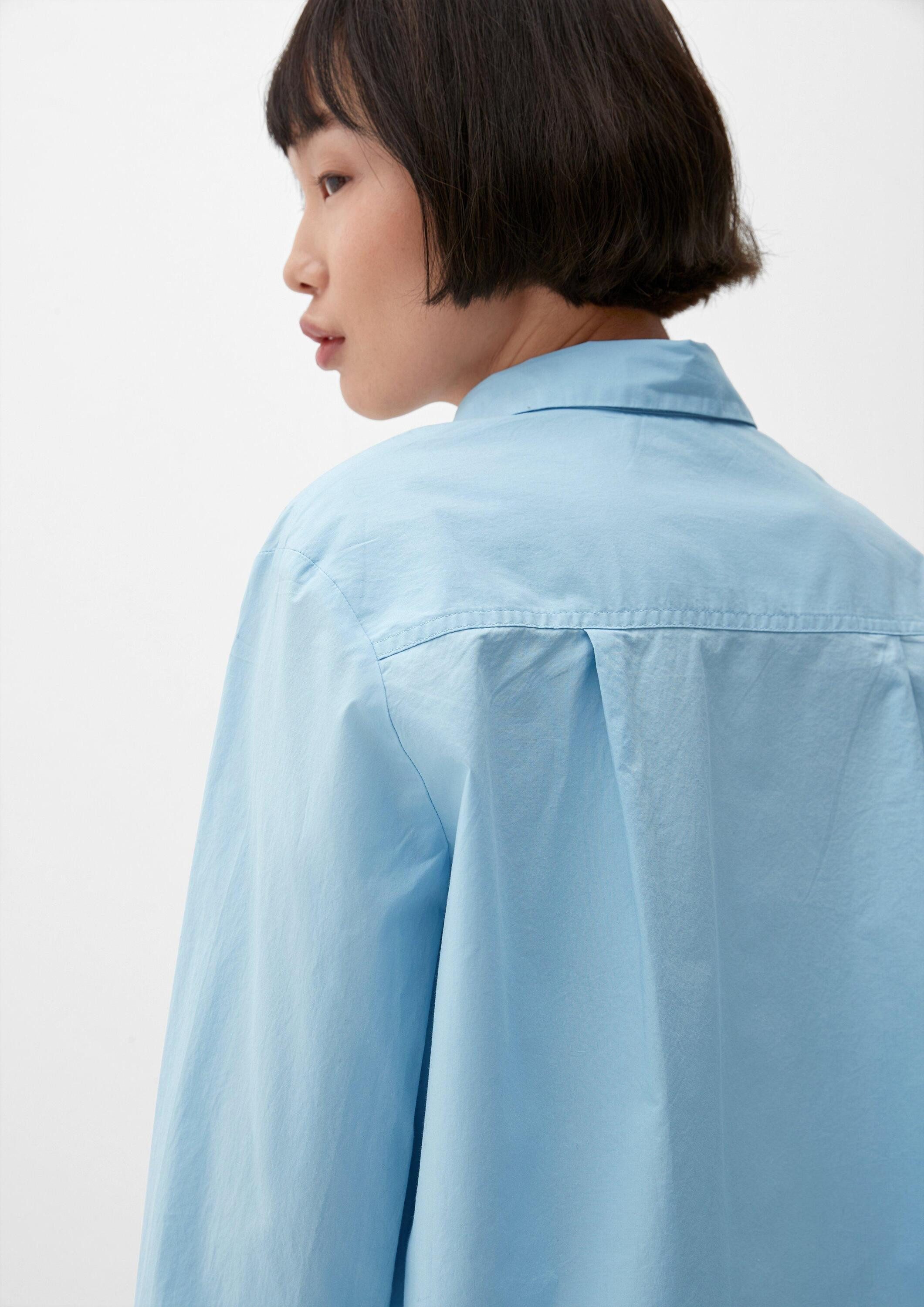 s.Oliver Langarmbluse Bluse Bluse aus Popeline