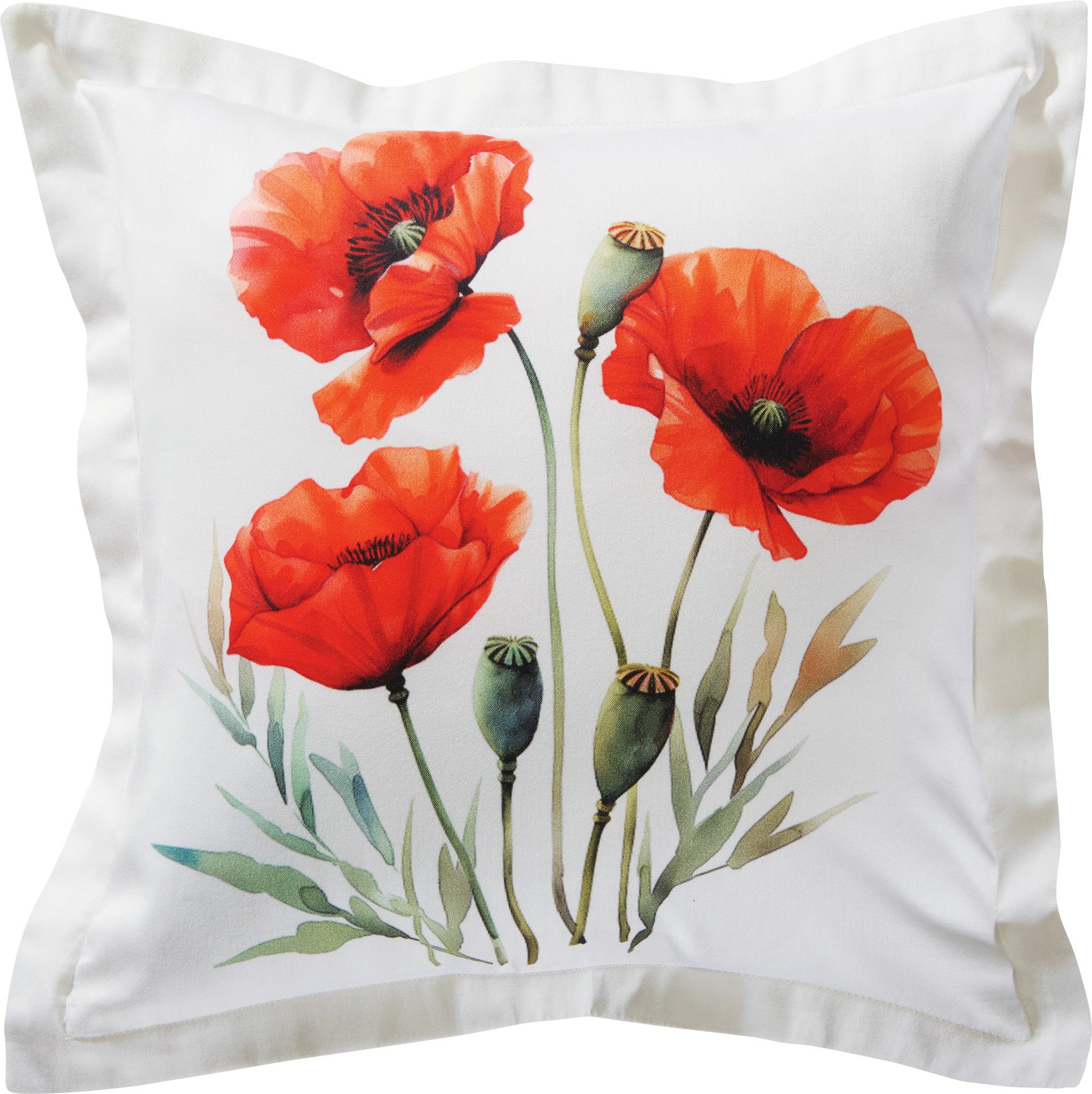 Erwin Müller Kissenbezug Kuschelkissenbezug, Blumen günstig online kaufen