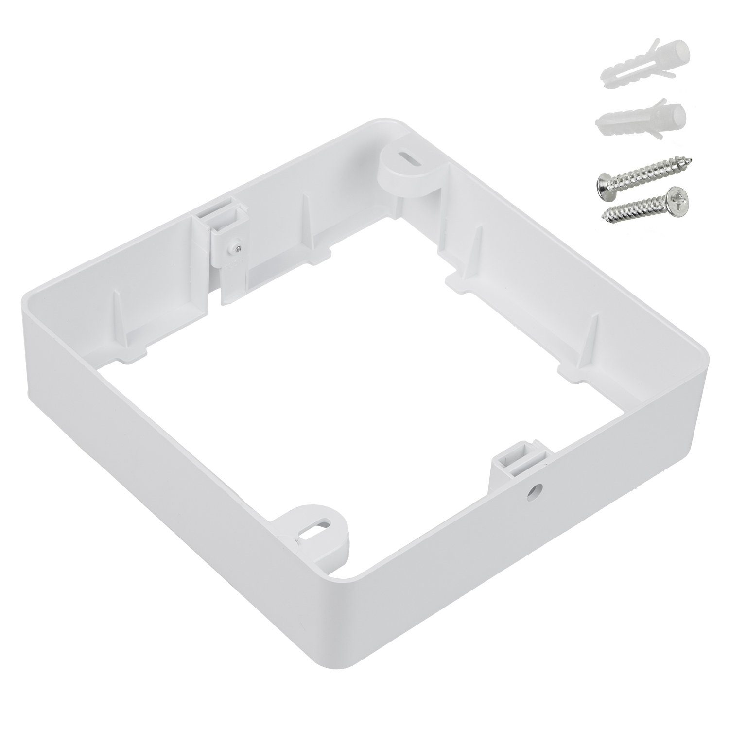 Maclean Aufbauleuchte, Aufputzadapter für 18W LED Panel, LED-Deckenpaneel