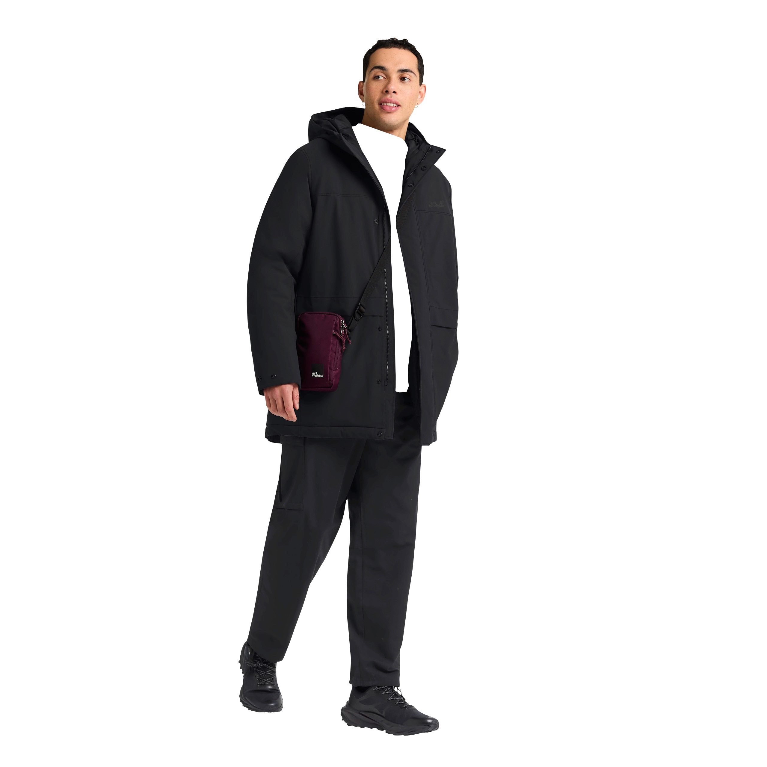 Jack Wolfskin Wintermantel COLD CAMP COAT M mit wasserdichtem TEXAPORE, winddicht, atmungsaktiv, aus Polyester