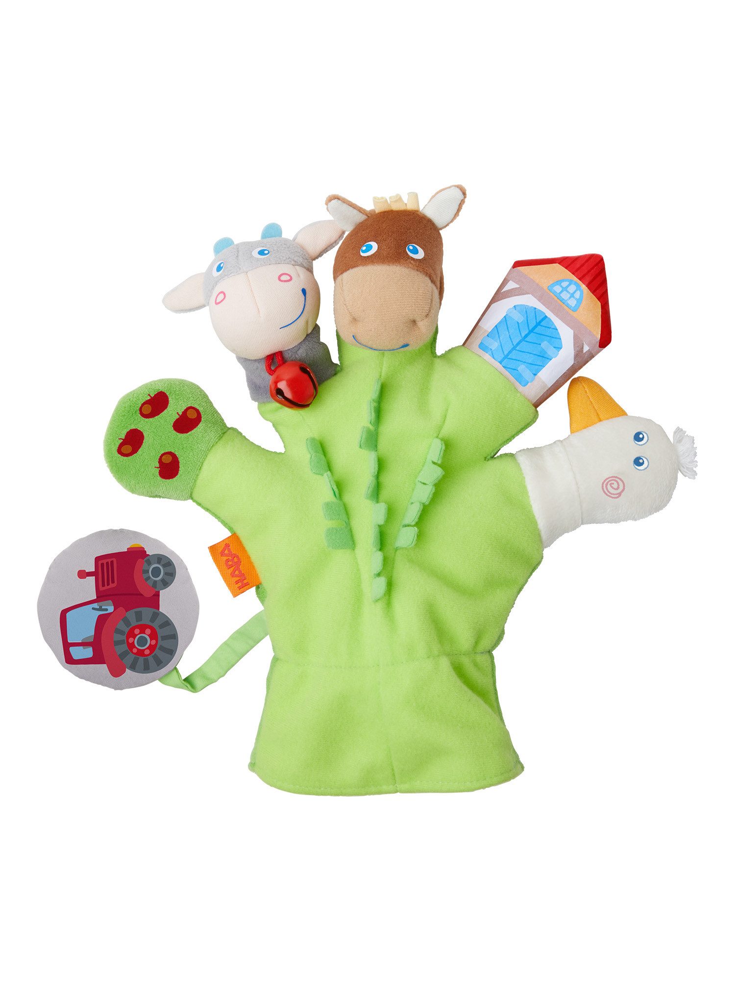 Haba Fingerpuppe Spielhandschuh Bauernhof, unisex neutral