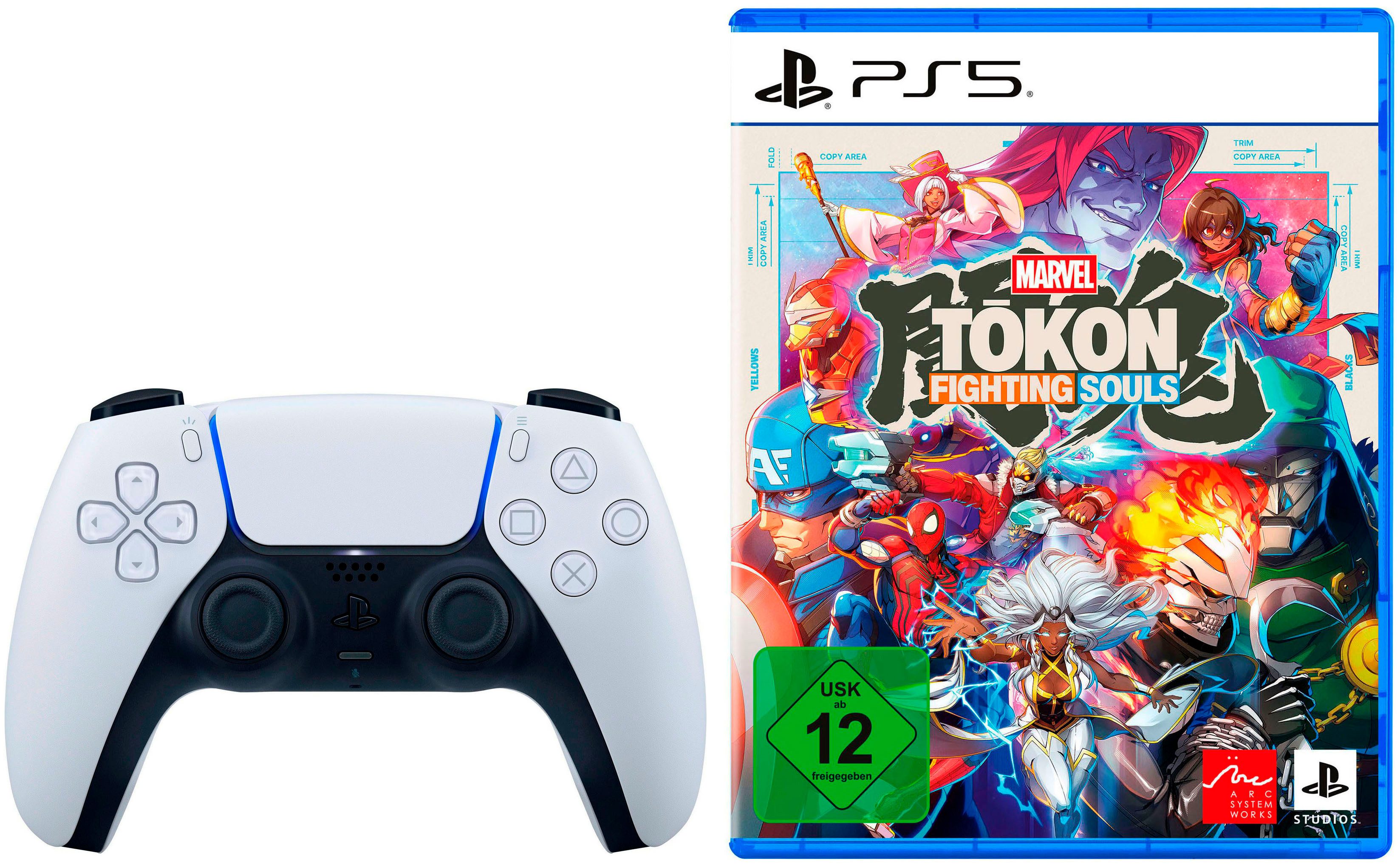PlayStation 5 MARVEL Tōkon: Fighting Souls™ Standard Ed. + DualSense Wireless-Controller