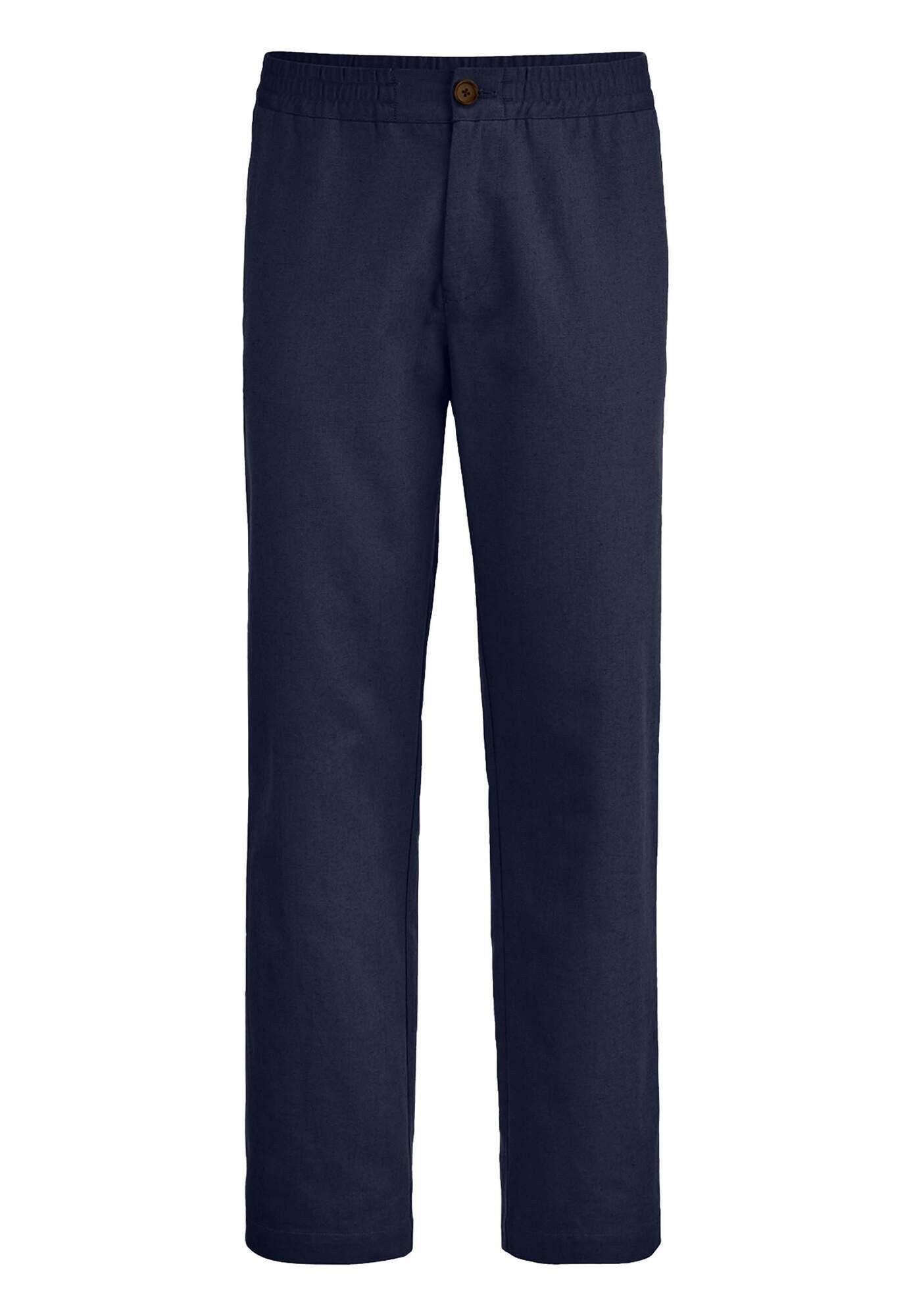 Stoffhose aus Bio-Baumwolle mit Leinen