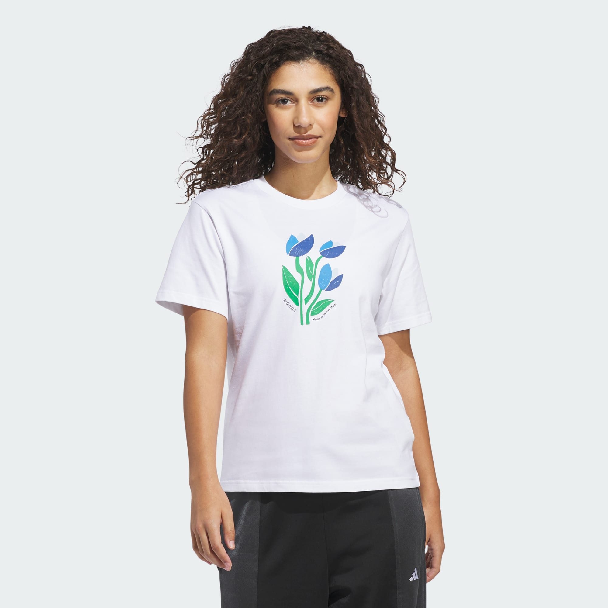 adidas Sportswear T-Shirt BLOOM AT YOUR OWN PACE GRAFIK T-SHIRT (1-tlg)