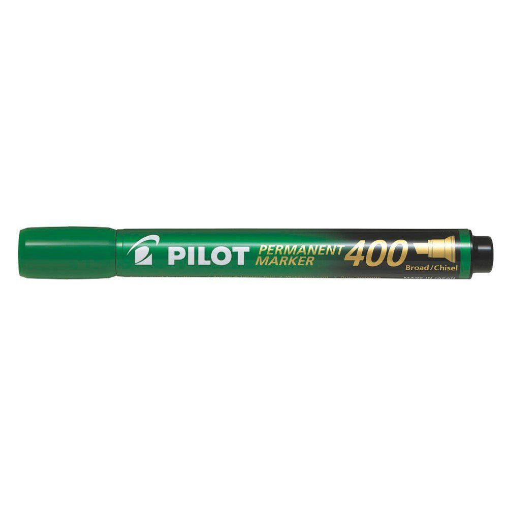 PILOT PILOT Permanent-Marker 400, Keilspitze, grün Tintenpatrone