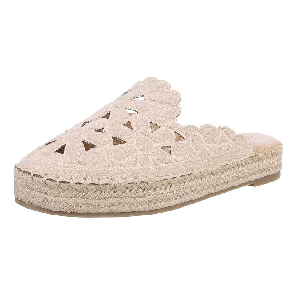 Damen Mules Freizeit Pantolette