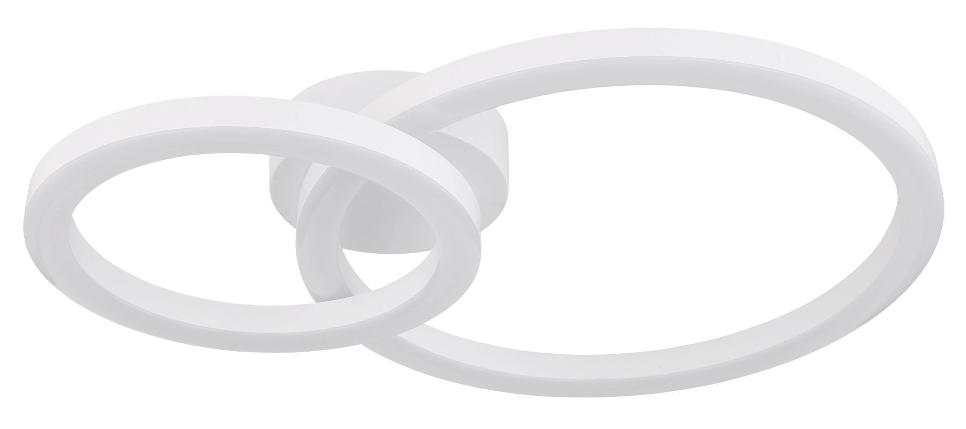 GLOBO LIGHTING LED Deckenleuchte ADDA, LED fest integriert, Warmweiß, Deckenlampe, rund, Wohnzimmer, Schlafzimmer