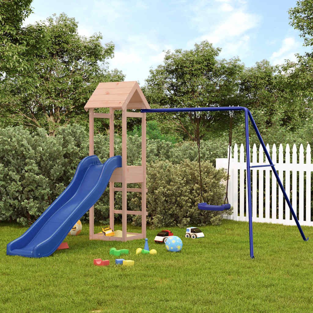 vidaXL Spielturm Spielturm Massivholz Douglasie