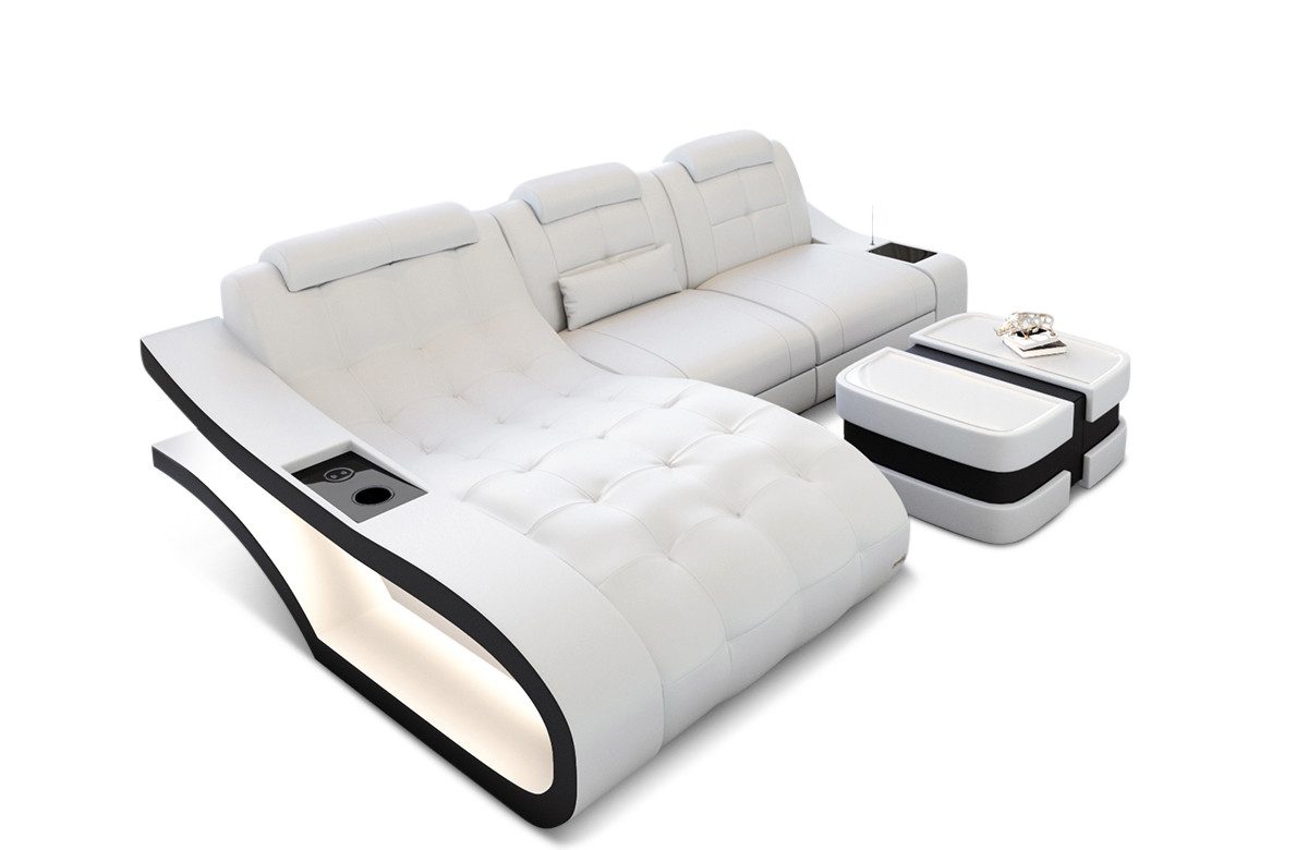Sofa Dreams Ecksofa Leder Sofa Couch günstig online kaufen