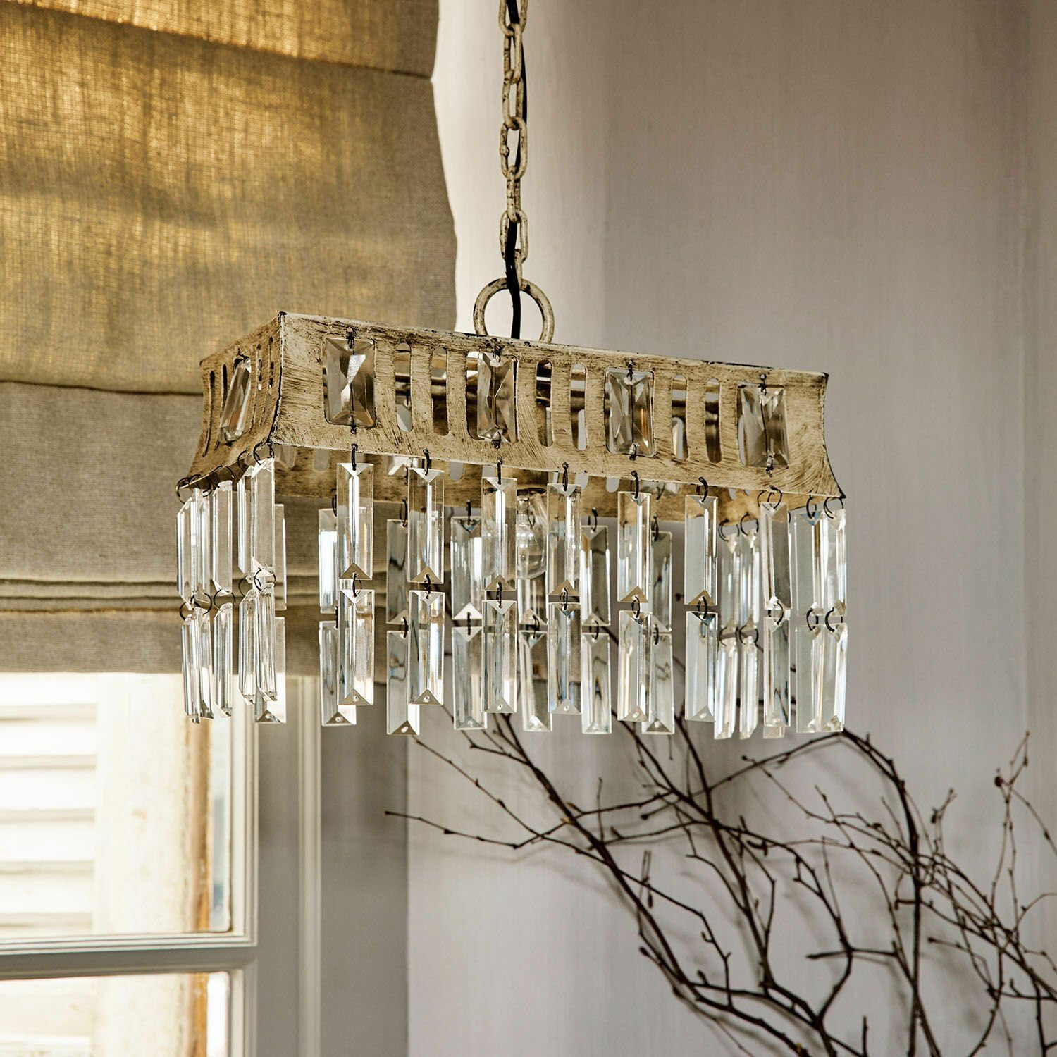 Mirabeau Kronleuchter Hängelampe Ocean antikcreme