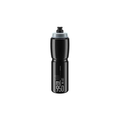 Elite Trinkflasche Trinkflasche Elite Jet 950ml, schwarz/grau