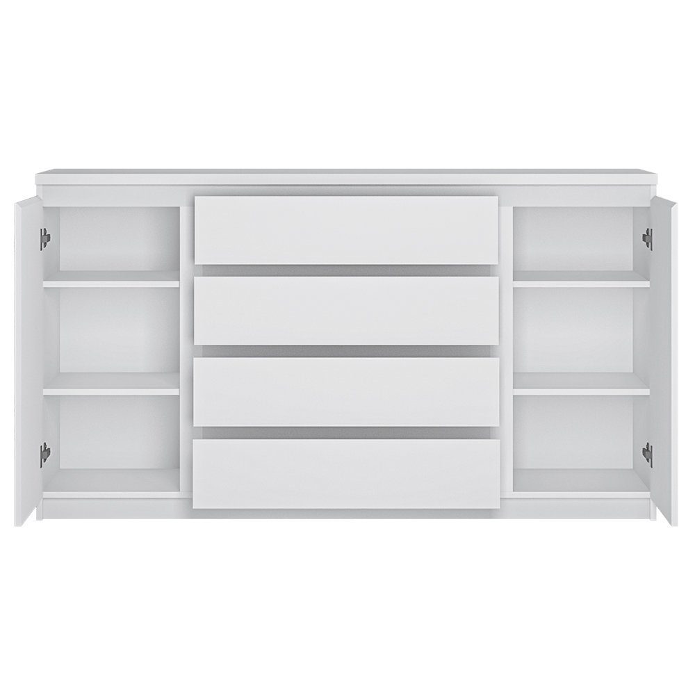 Lomadox Sideboard FORTALEZA-129, in weiß, 2 günstig online kaufen