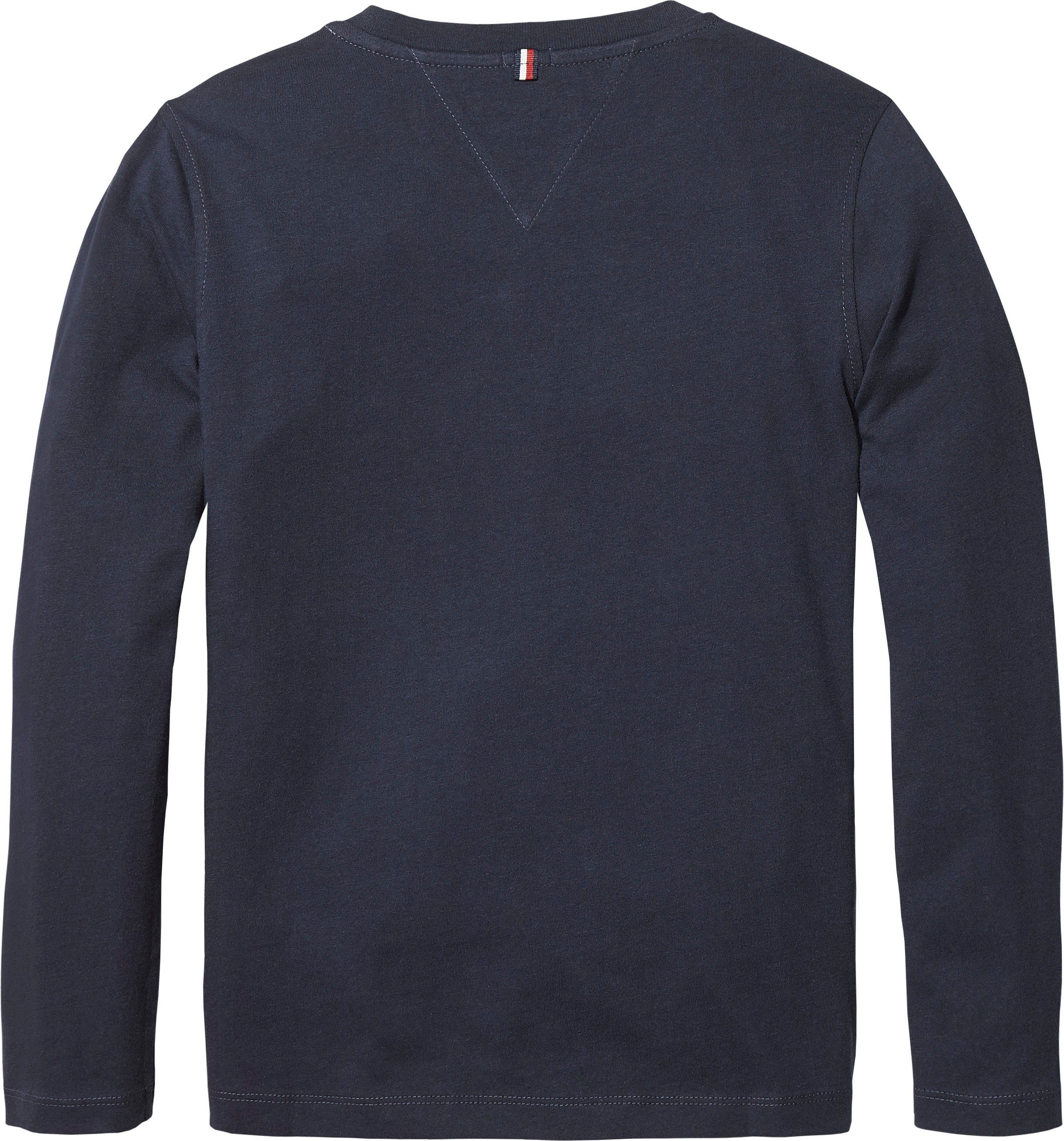 Tommy Hilfiger Langarmshirt BOYS BASIC CN KNIT L/S Kinder Kids Junior MiniMe,für Jungen