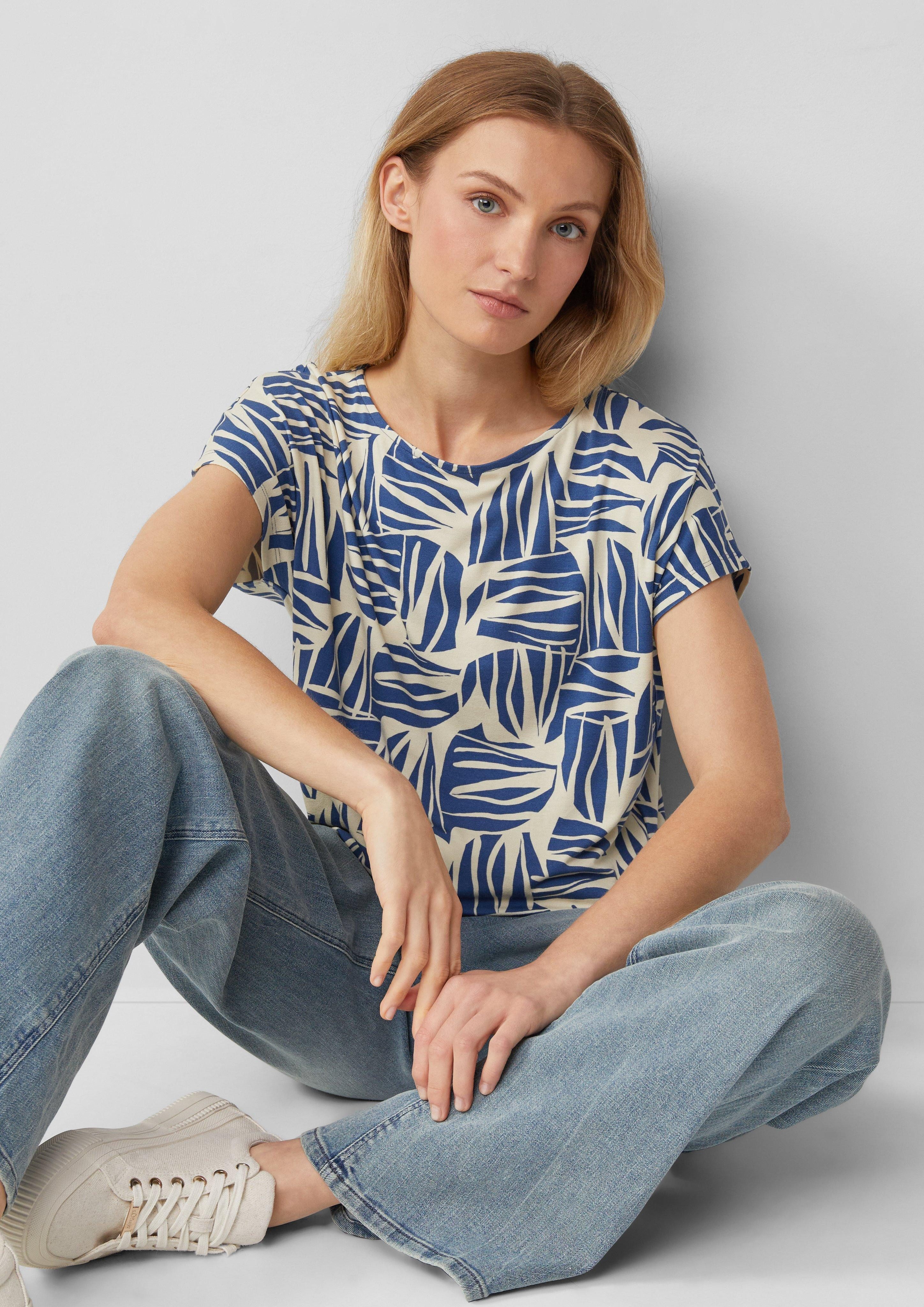 s.Oliver Shirttop T-Shirt aus Viskosestretch im günstig online kaufen