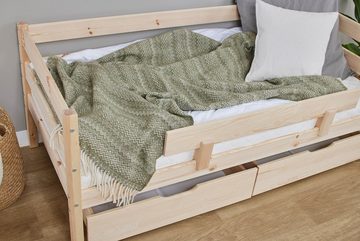 Hoppekids Kinderbett Juniorbett ECO Comfort mit Rollrost Kiefer massiv 70*160 cm