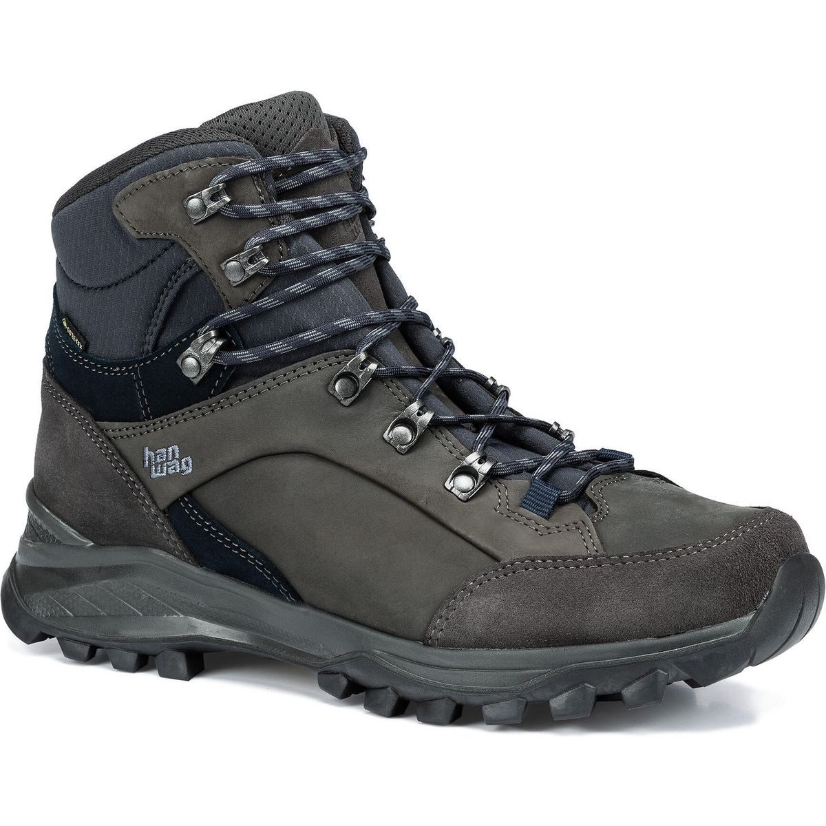 Hanwag Banks Narrow GTX Hikingschuh Wasserdichter Wanderschuh aus Nubukleder mit schmalem Leisten und