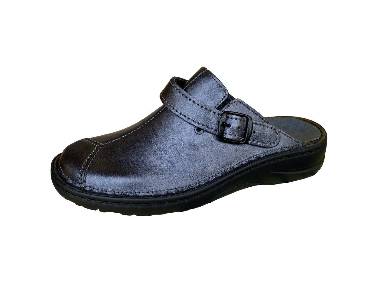 Stuppy Stuppy Damen Clogs 1750-006-027 Perlato schwarz silber Clog