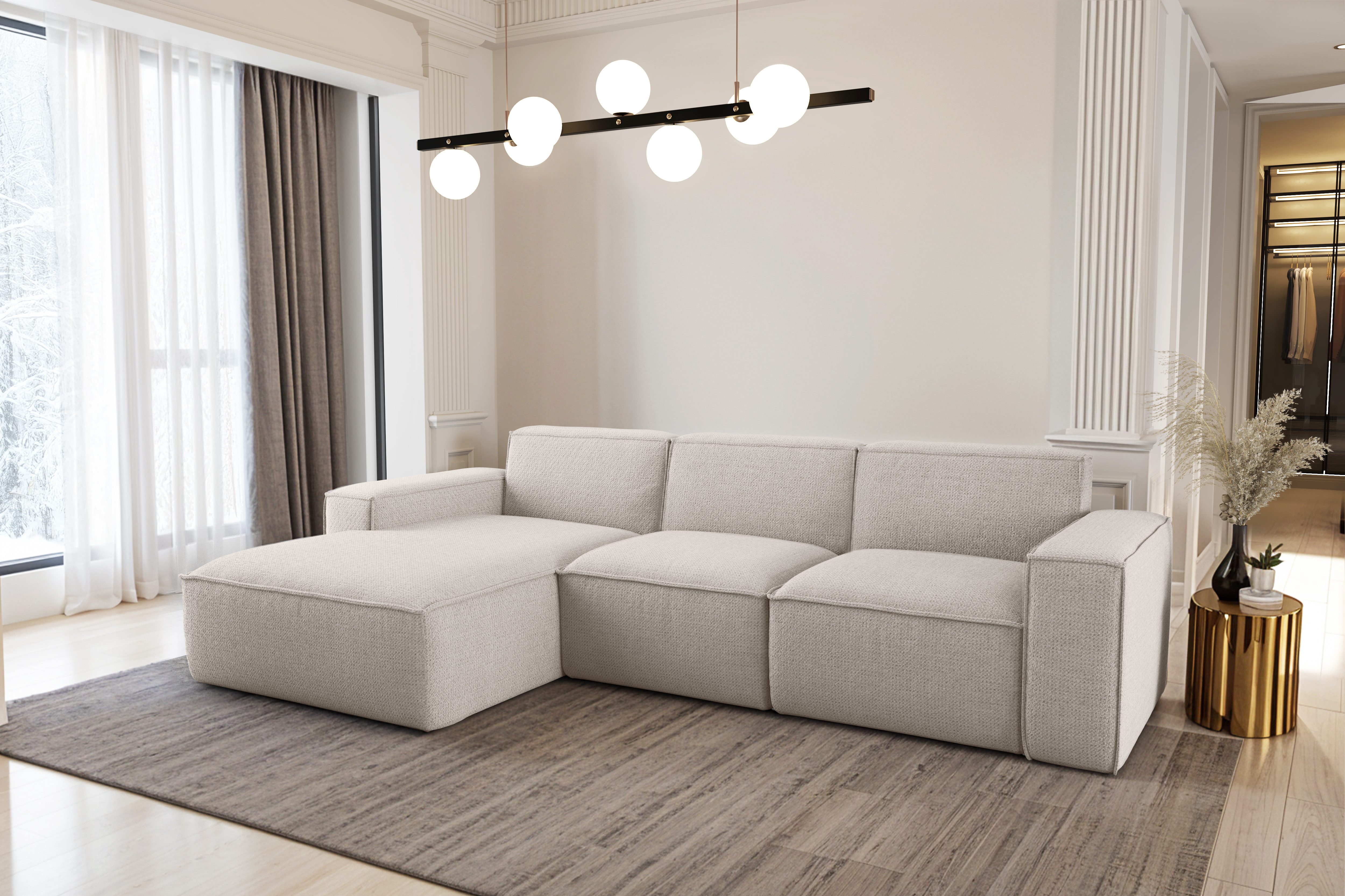 Kaiser Möbel Ecksofa Eckcouch SIENA L-Form, günstig online kaufen
