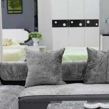 Sofahusse Stilvolle Plüsch Sofabezug für rutschfest, elastisch, Juoungle