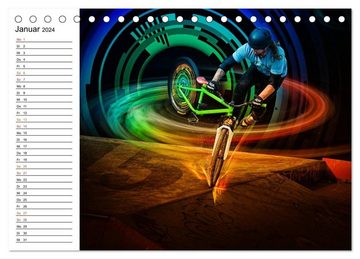 CALVENDO Wandkalender BMX My Life (Tischkalender 2024 DIN A5 quer), CALVENDO Monatskalender