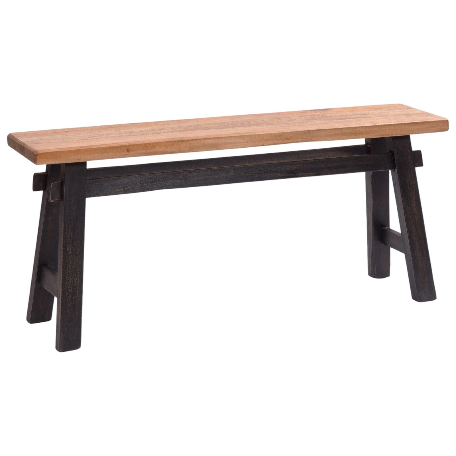 DESIGN DELIGHTS Sitzbank SITZBANK "EAST", Altholz massiv, 118x53x27,5cm (BxHxT), Holzbank, F