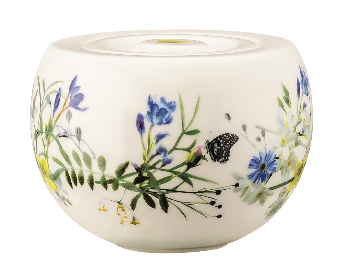 Rosenthal Zuckerdose Brillance Fleurs des Alpes Zuckerdose 6 P., Bone China