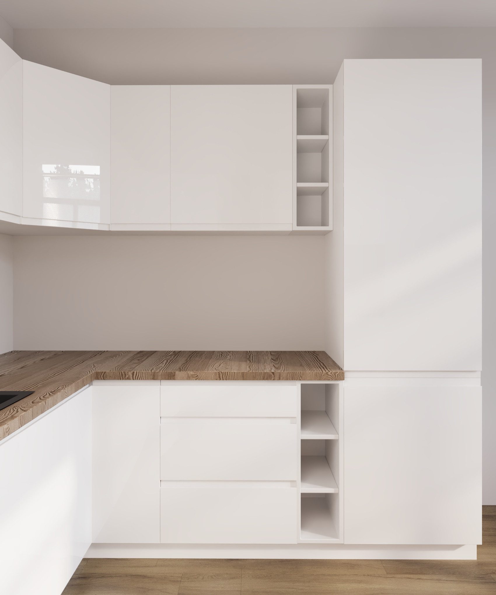 ROYAL24_MARKT Küchenzeile in U-Form K102-G780 - Aspen - Rundum gut organisi günstig online kaufen