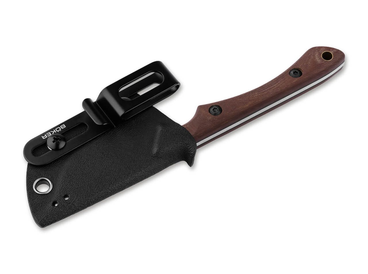 Böker Plus Universalmesser Böker Plus M.U.K. feststehendes Messer mit Kydexscheide, (1 St), Scheide inklusive