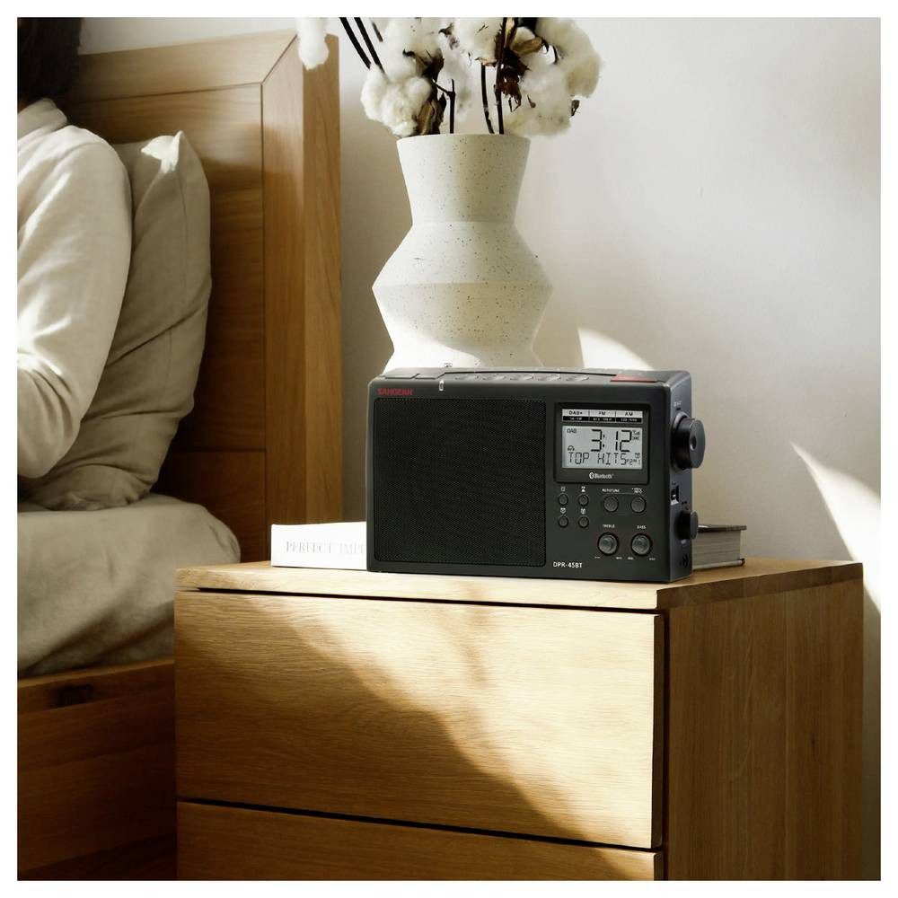 Sangean Tischradio DAB+, AM, FM DAB+, Bluetooth® Schwarz A500563 Radio