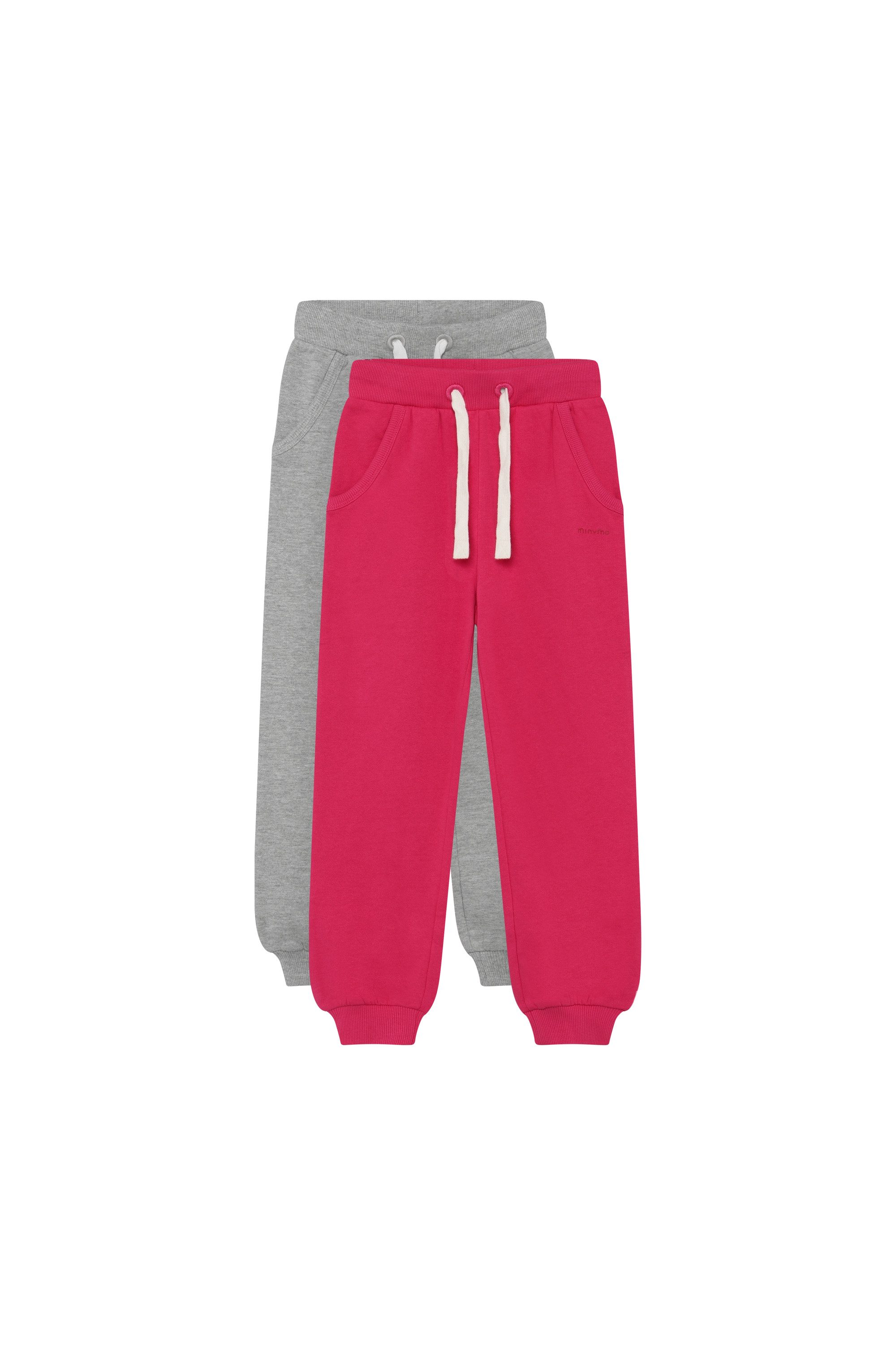 Minymo Sweathose MIGirls 2 Pack (2-tlg) 2er Pack LŠssige Jogginghose