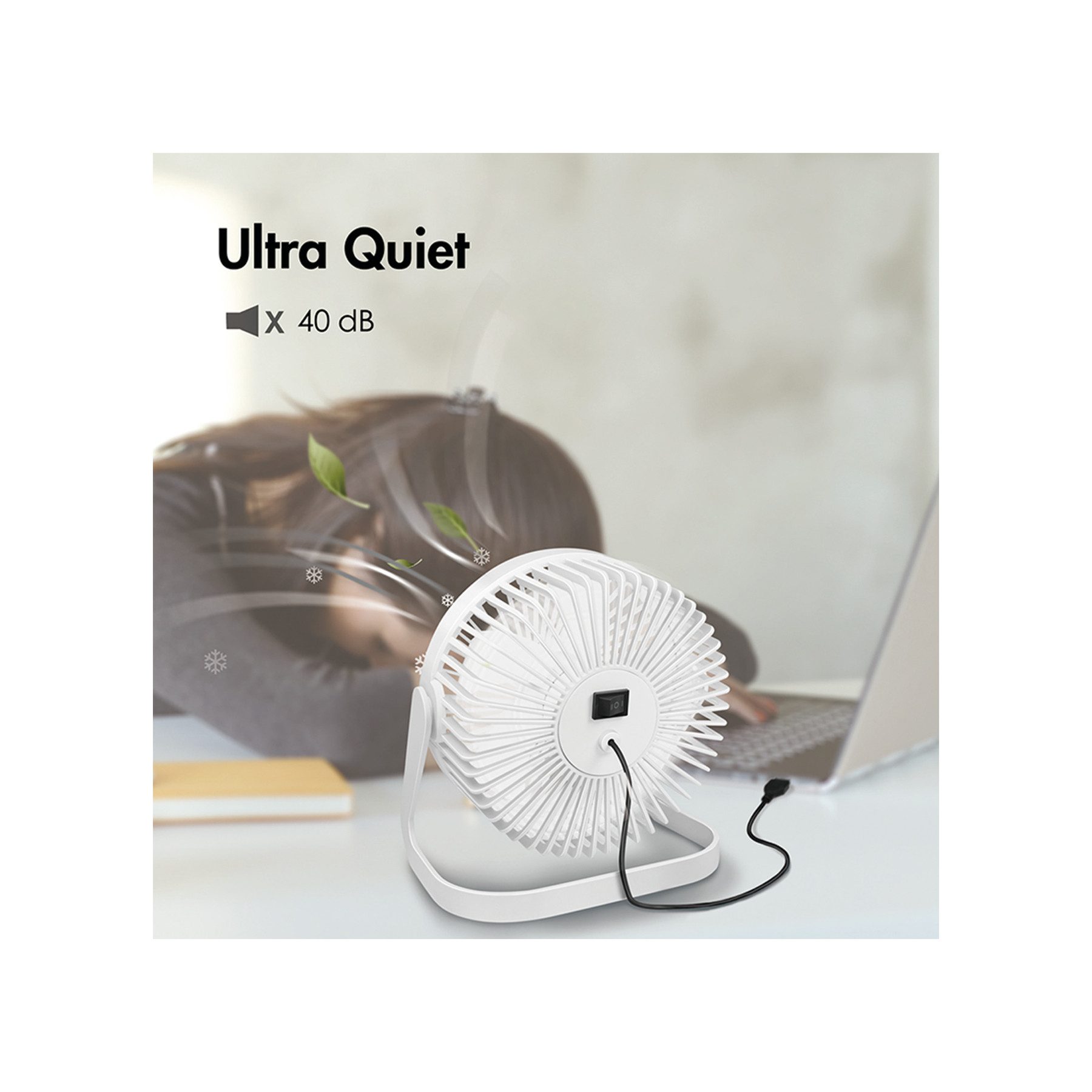 LogiLink Standventilator LOGILINK USB-Ventilator UA0403