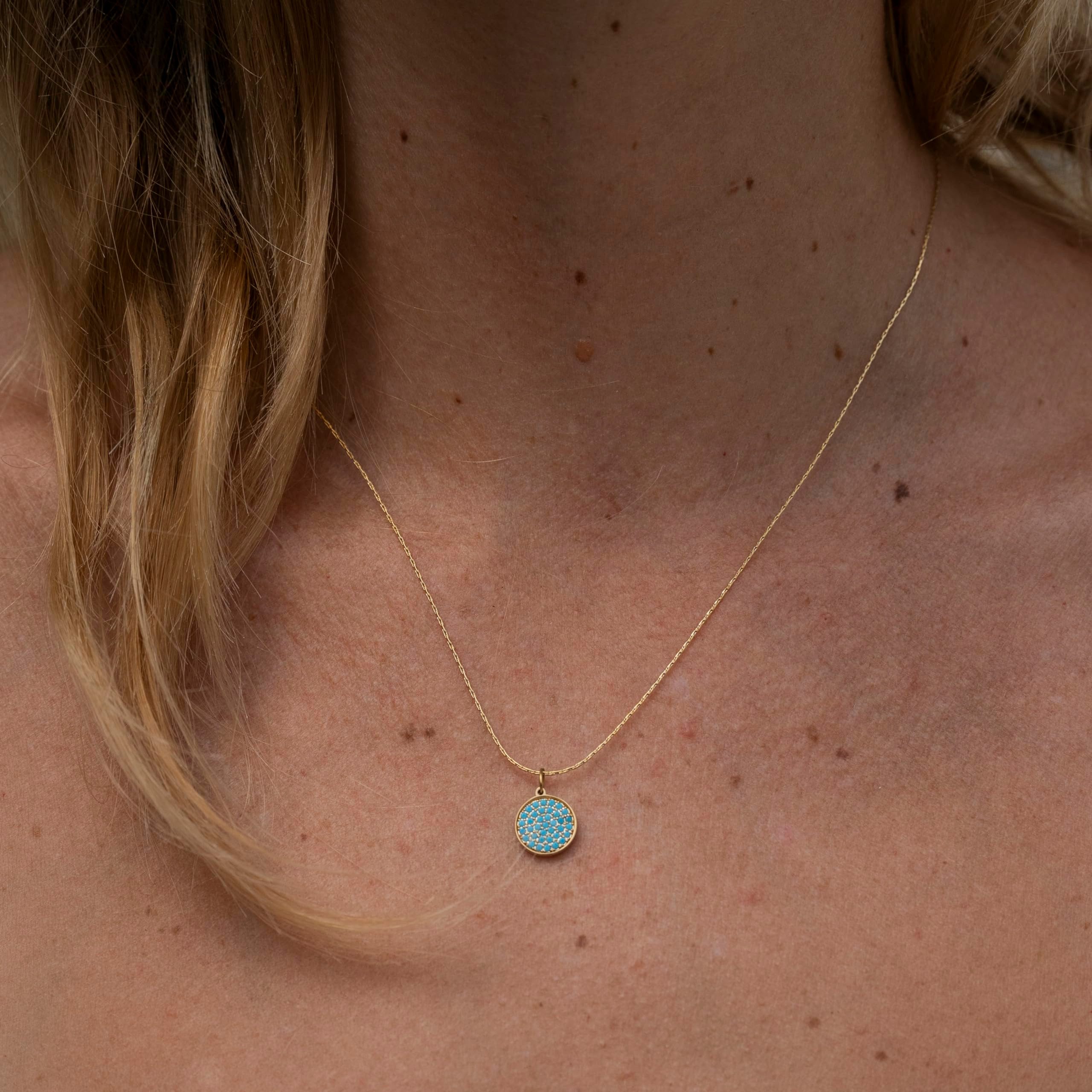 Made by Nami Kette mit Anhänger Edelstahl Halskette Damen Gold mit Anhänger günstig online kaufen