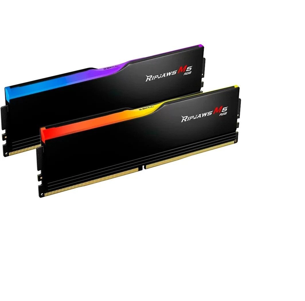 G.Skill RAM Ripjaws M5 RGB 64GB DDR5-6000 RAM Desktop PC-Arbeitsspeicher (RGB Beleuchtung, hohe Leistung)