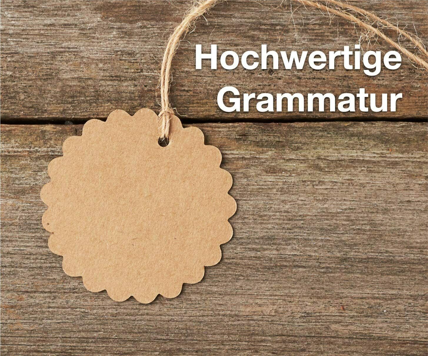 Kraftpapier Geschenkkarte 2x Weihnachten XXL Gruppe mit Anhänger Set TK Geschenkanhänger