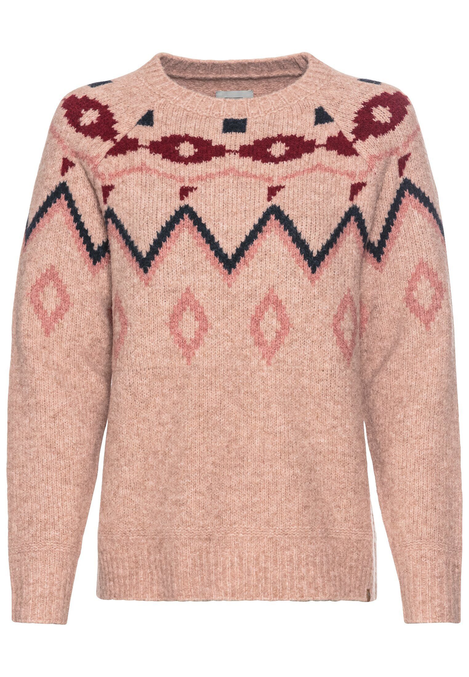 camel active Strickpullover Strickpullover mit Norwegermuster günstig online kaufen