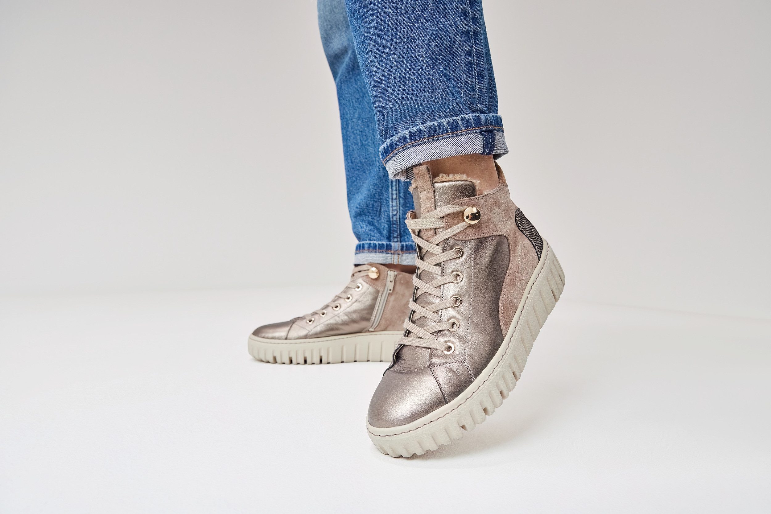 Waldläufer H-LIVIA Winterboots, Schnürboots, Komfort-Stiefelette in Bequemw günstig online kaufen