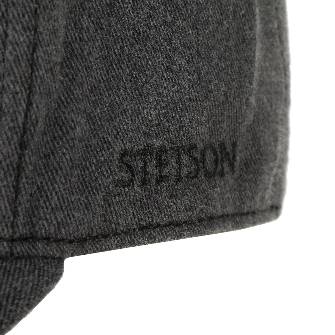 Stetson Baseball Cap (1-St) Basecap anthrazit Metallschnalle