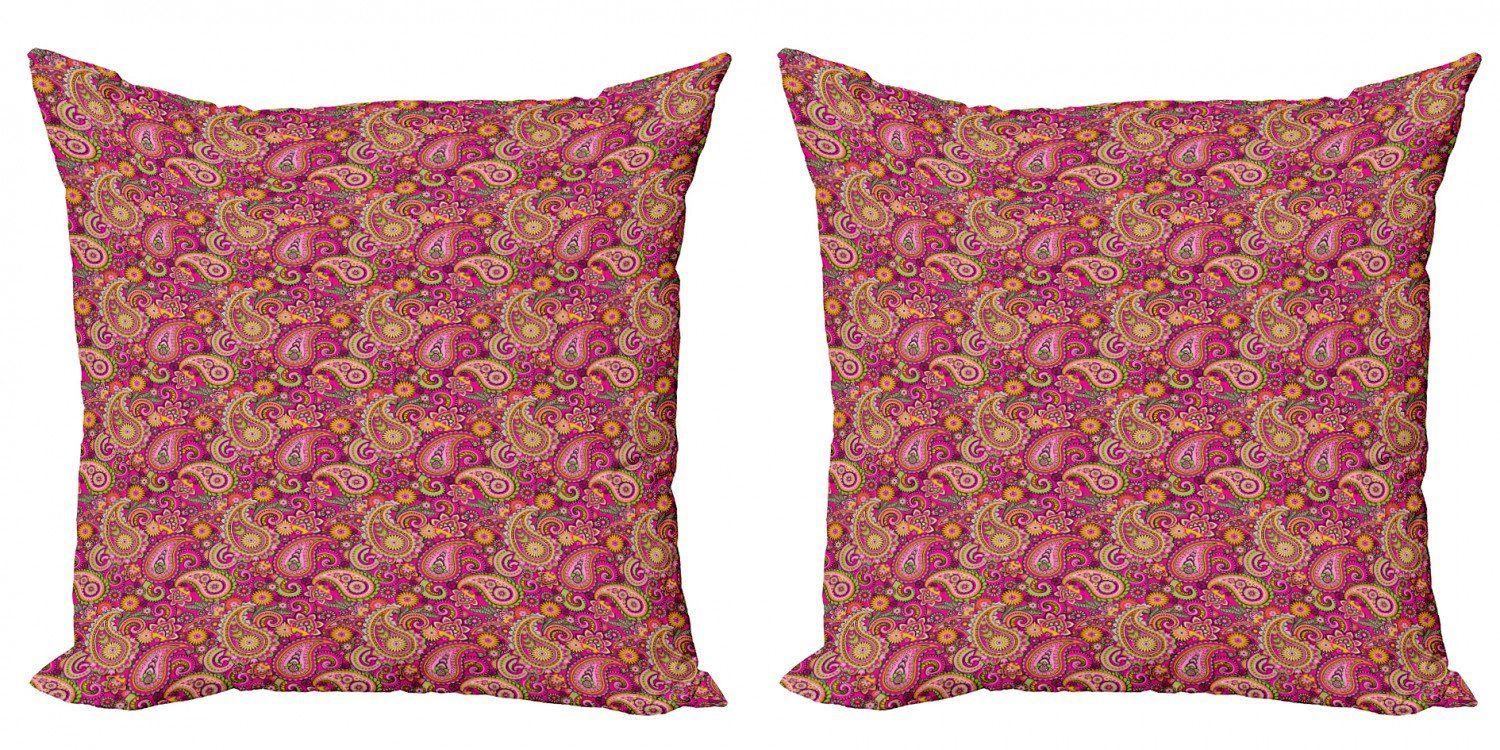 Kissenbezüge Modern Accent Doppelseitiger Digitaldruck, Abakuhaus (2 Stück), Hippie Blossom Persian Folk