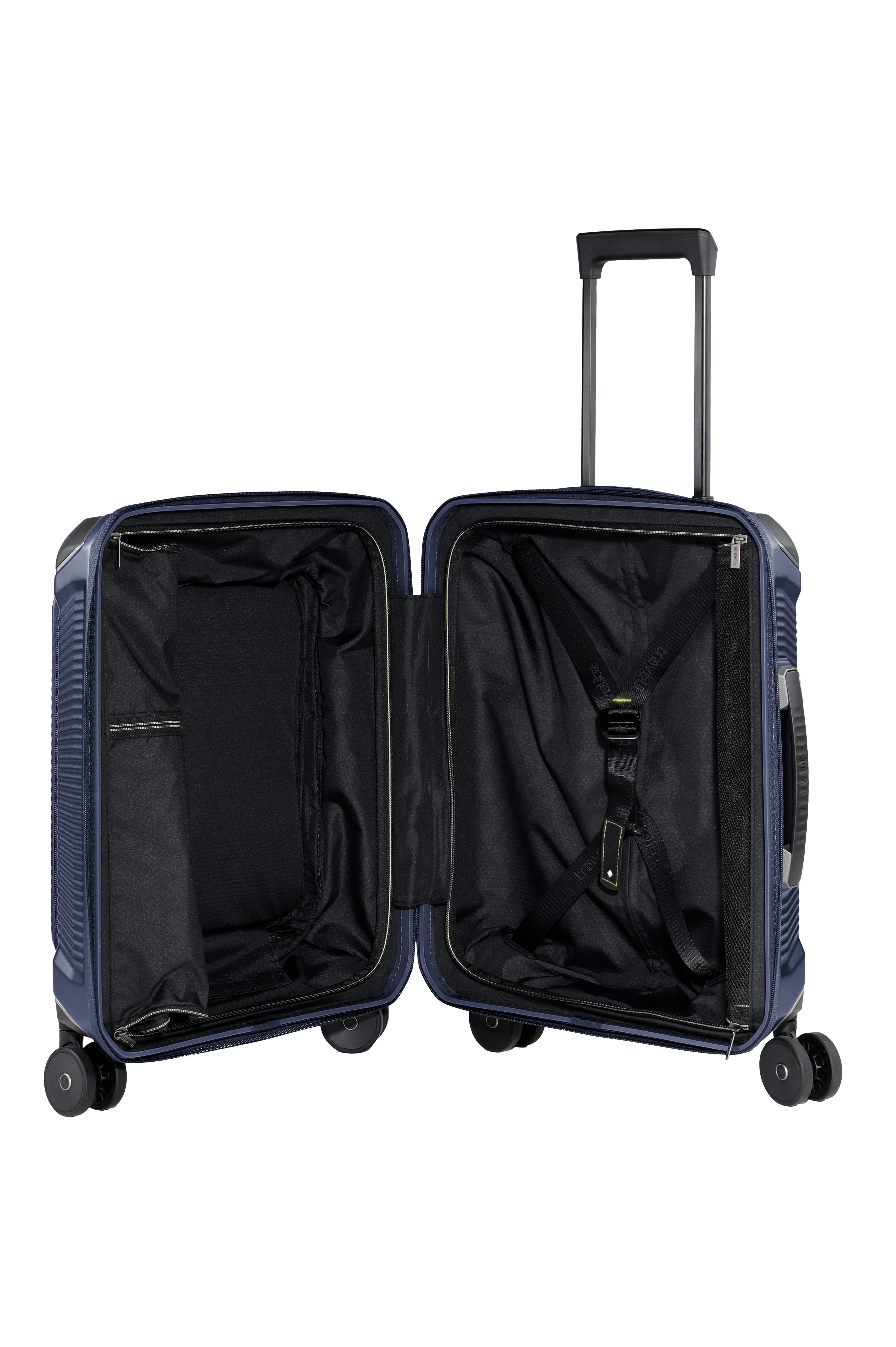 travelite Trolley MILLENNIUM Reisekoffer Hartschale, 4 Rollen, aus leichtem Polycarbonat mit stabiler Bauweise und Innenaufteilung