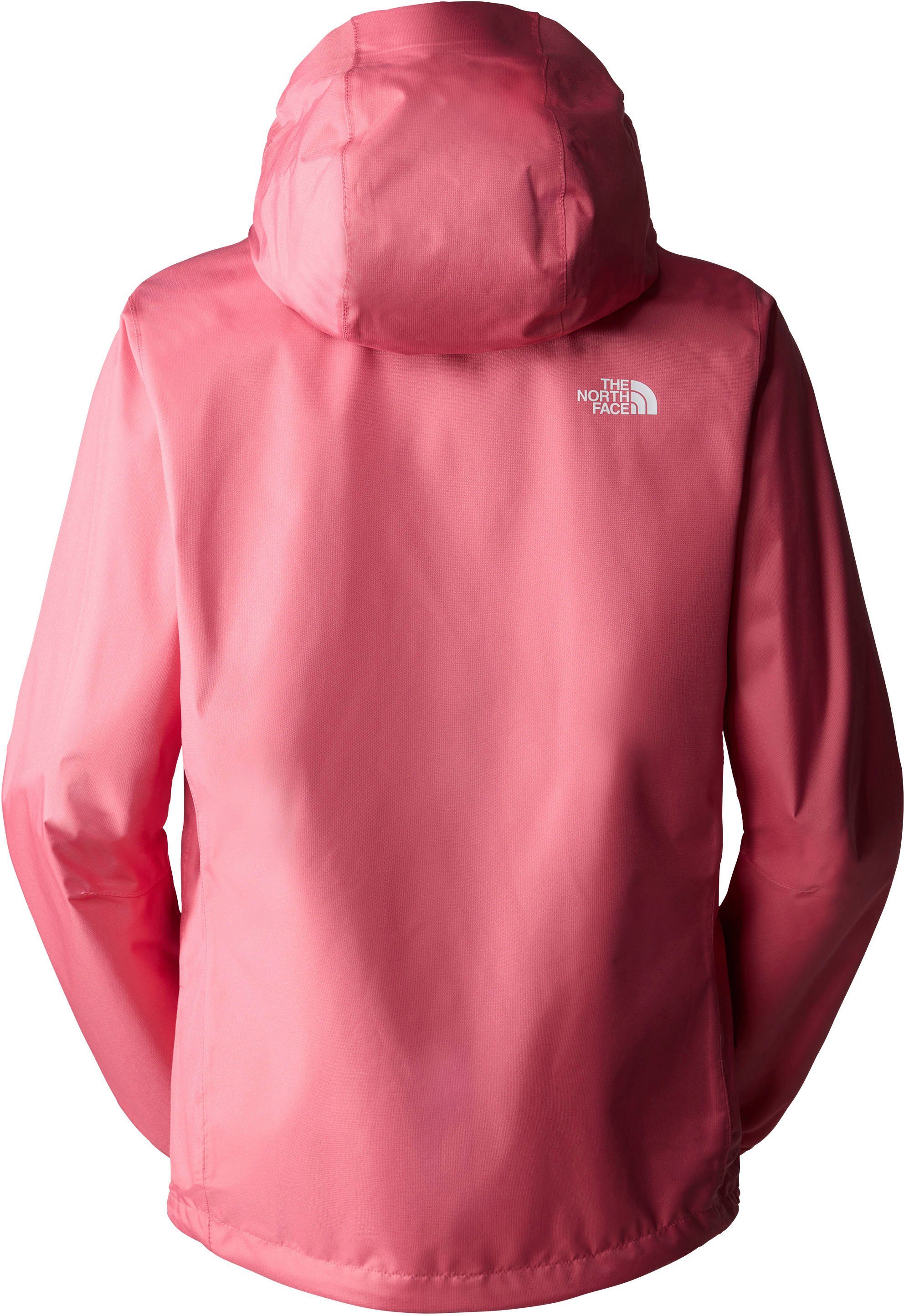 The Funktionsjacke W (1-St) pink Logostickerei JACKET North cosmo Face mit - QUEST EU