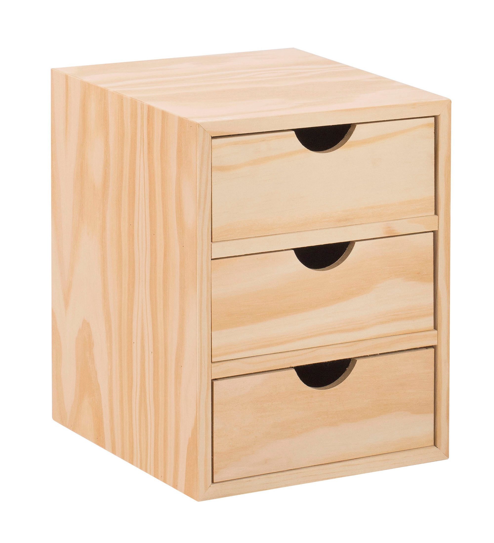 Astigarraga Kit Line Organizer Schubladenblock 21x28x20 cm, Kleiner Organizer aus Holz