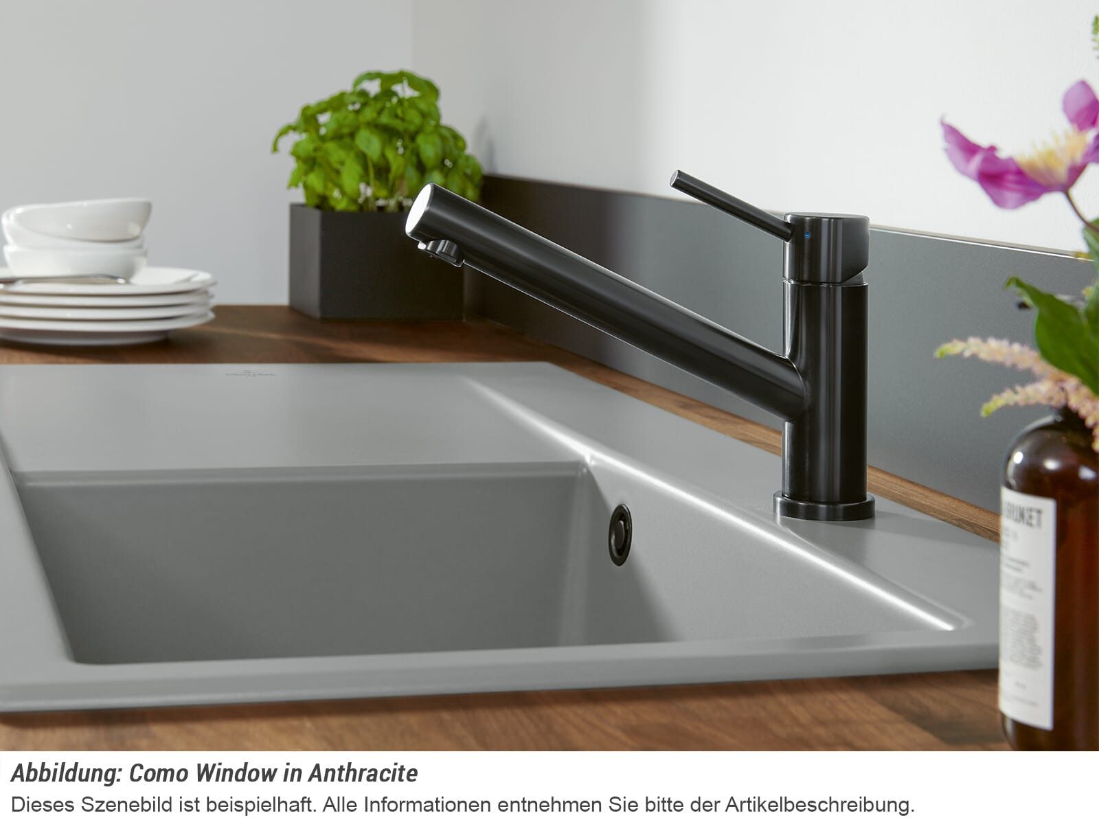 Villeroy & Boch Küchenarmatur (1-St) 9257 00 05, keramische Dichtungen